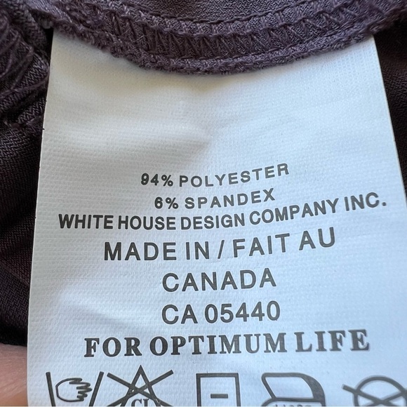 Sympli Canada Lagenlook Pull-Up Laser Cut Pants Lavender Size 10 GUC - Picture 8 of 10